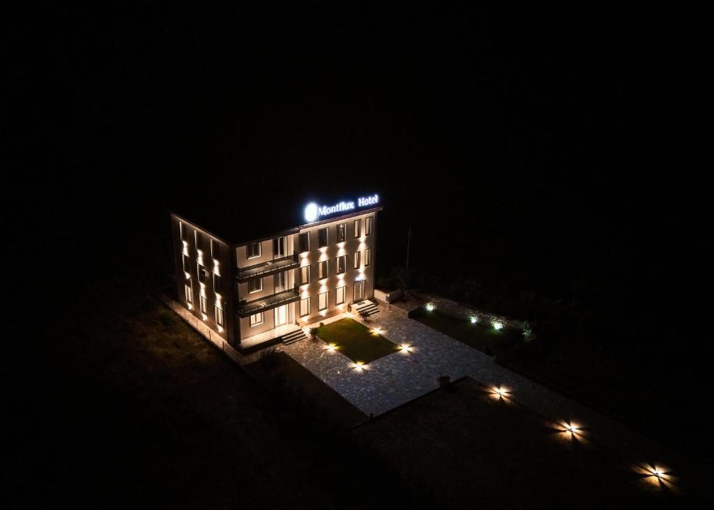 Hotel garden terrace