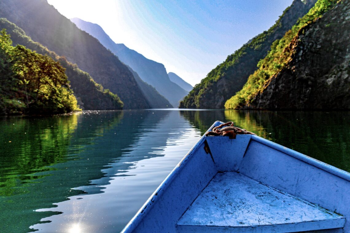 River Shala turquoise water